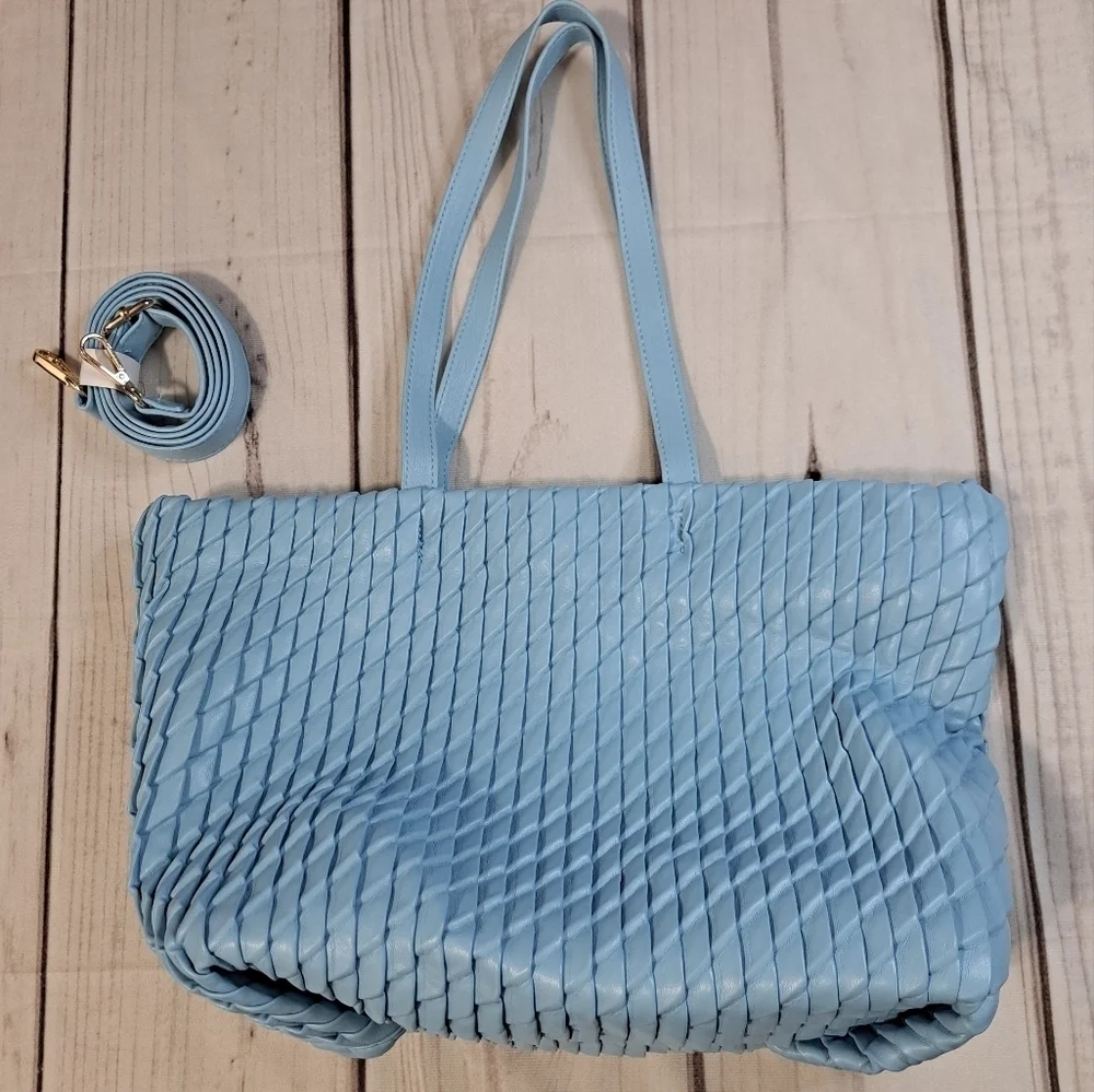 EXPRESSIONS NYC Sustainable VEGAN Tote / Crossbody Shoulder Bag 2 FOR 20 SALE